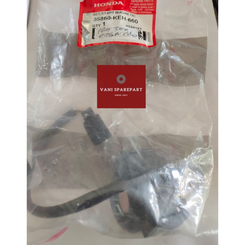 Swit Switch Starter Relay Bendik Starter 35860-KEH-660 Honda Megapro Primus