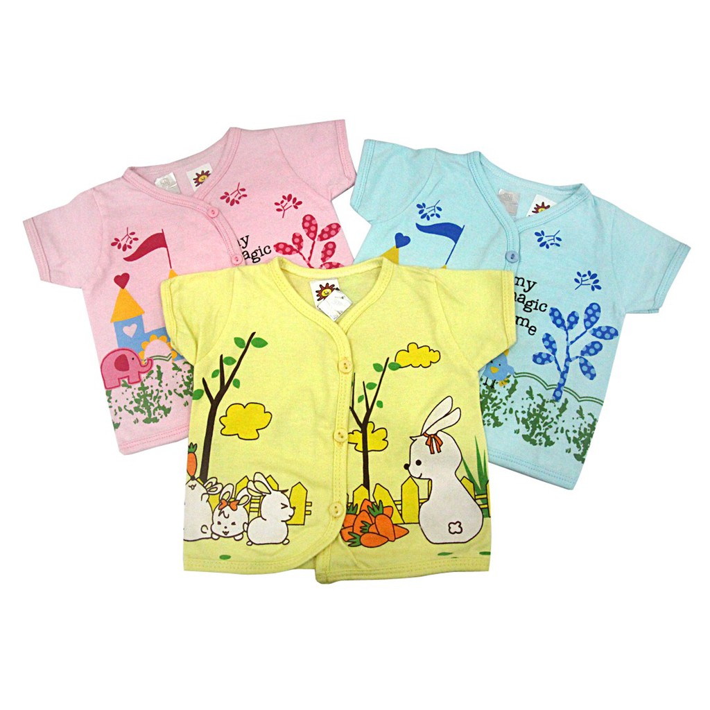 Two Mix Baju Baby Harian 0 - 6 bulan Bahan Katun Adem berSNI-3