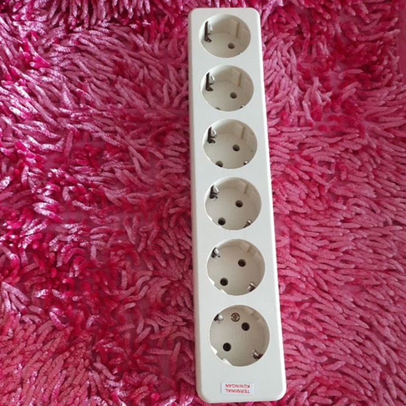 stop kontak 6 lubang uticon