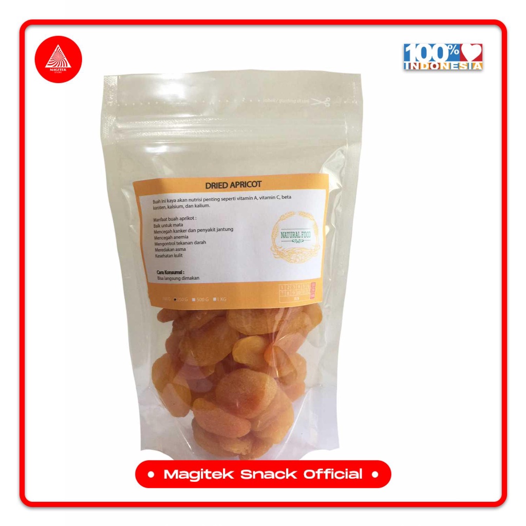 

[SNACK] Dried Apricot - Aprikot Kering [250gr]