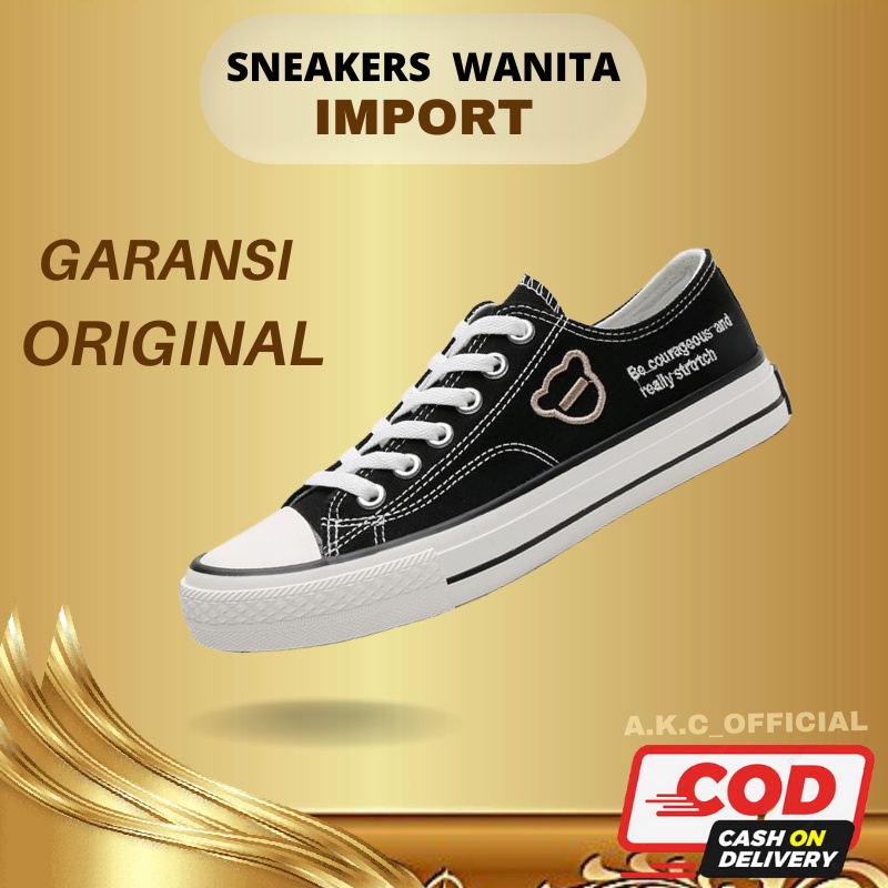 215-[GIFLY] Nesya Sepatu Sneakers Wanita Korea Import TH1618-11