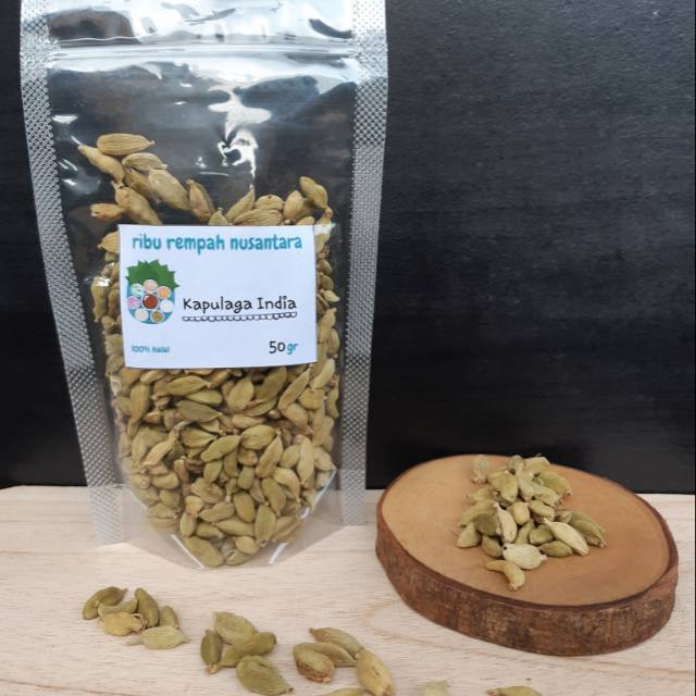 100 gr 50gr 20gr 10gr Kapulaga India  Indian  Cardamom 