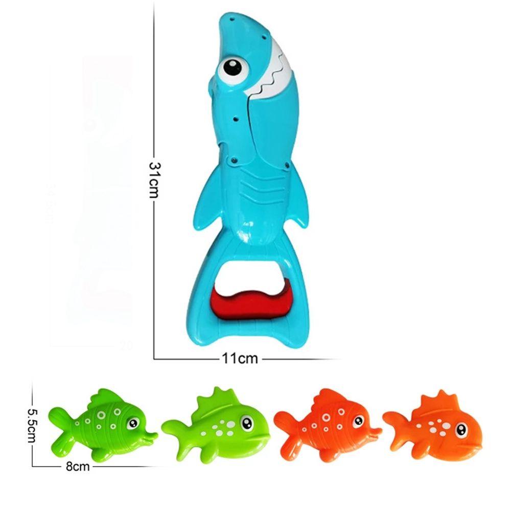 Needway Hiu Grabber Mainan Lucu Novelty Angka Mainan Ikan Kecil Mandi Mainan Anak Kamar Mandi Renang Mainan