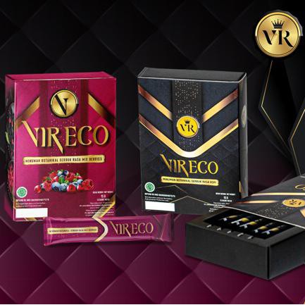 VIRECO MAN & LADY - Suplemen Herbal Penambah STAMINA & VITALITAS Untuk Pria & Wanita Dewasa