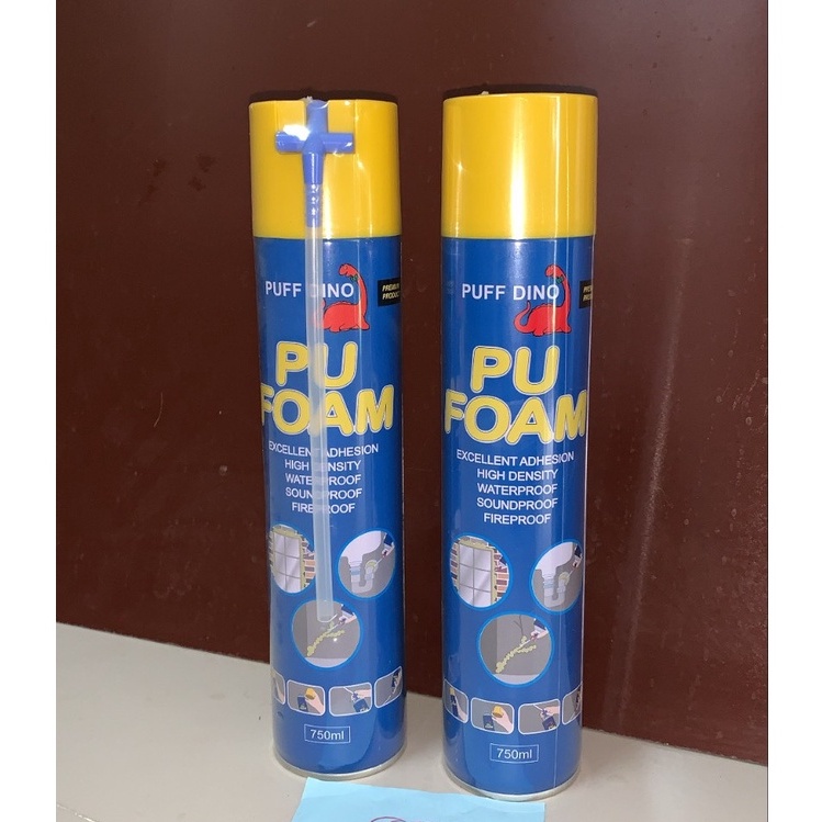 Pu Foam Spray Puff Dino 750 ml || cair jadi padat