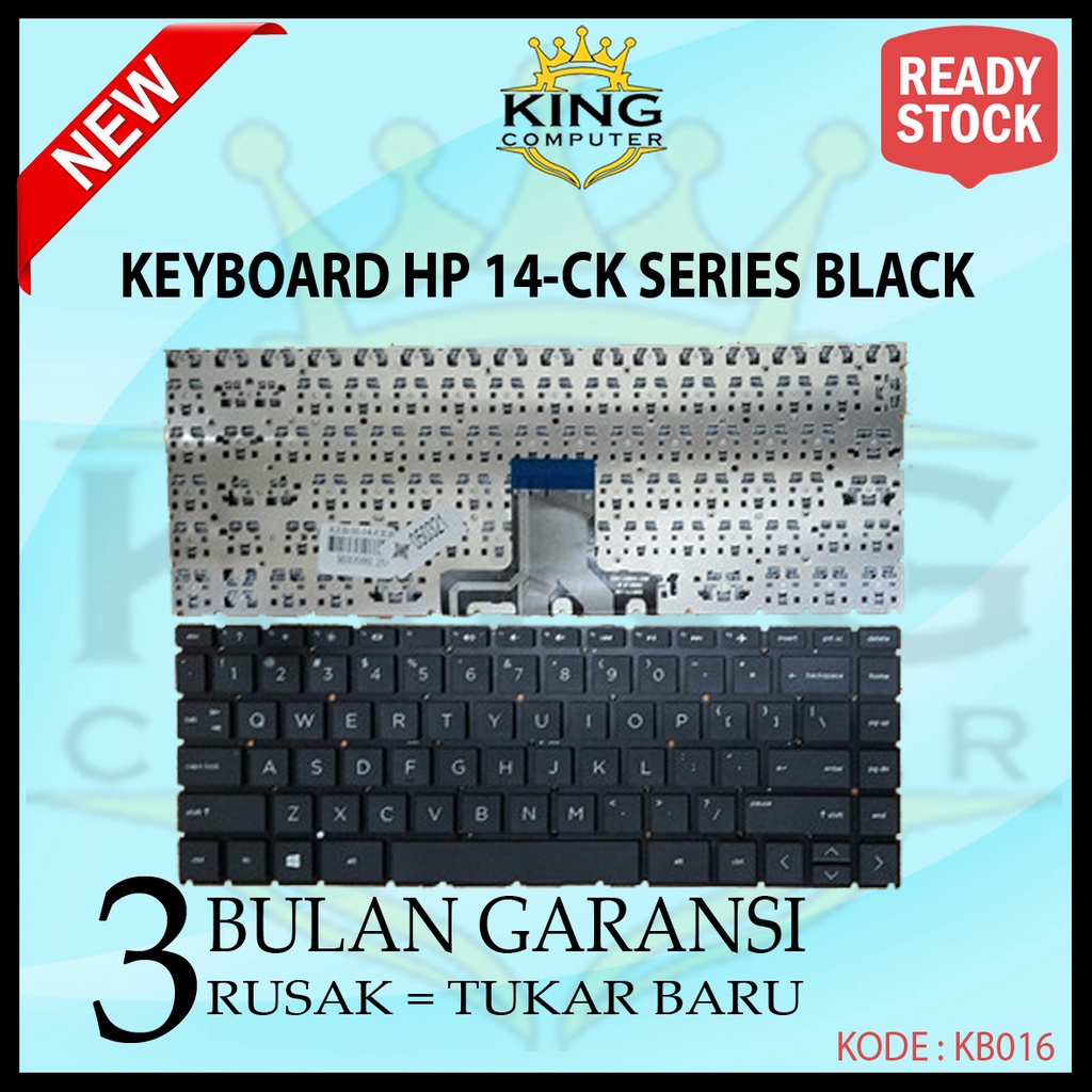 Keyboard Laptop HP 14-CK HITAM