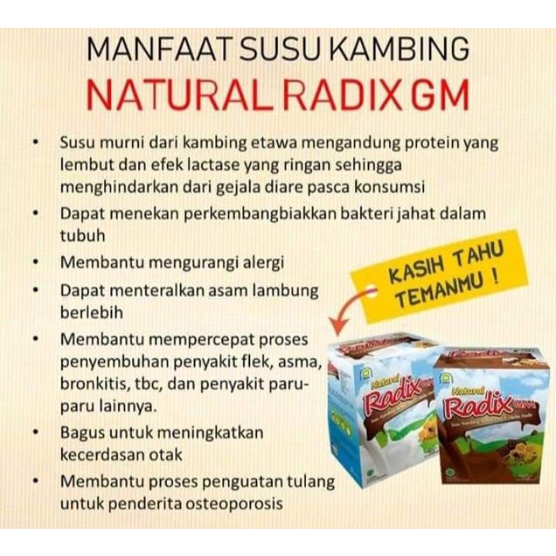 

Natural Radix GM