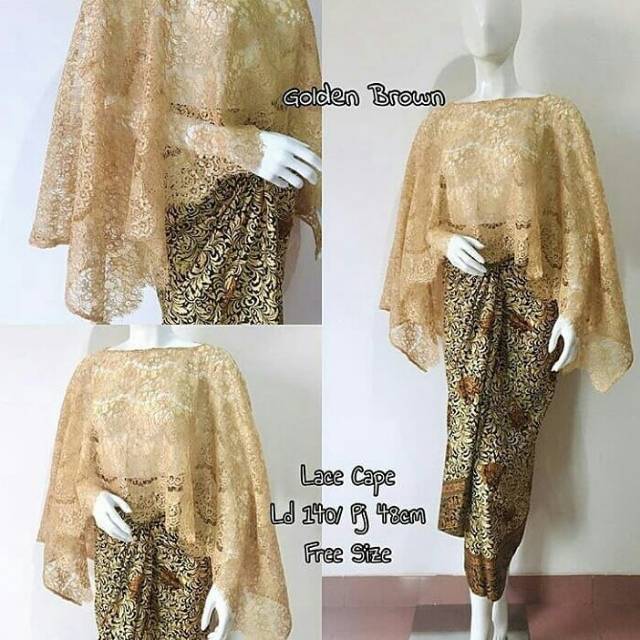 Outer Cape brokat Murah