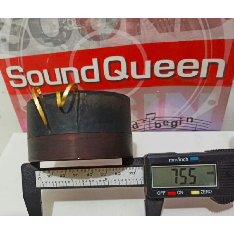 Spoel spol spool Speaker Soundqueen  10 inch 10R750 voice coil 75.5mm