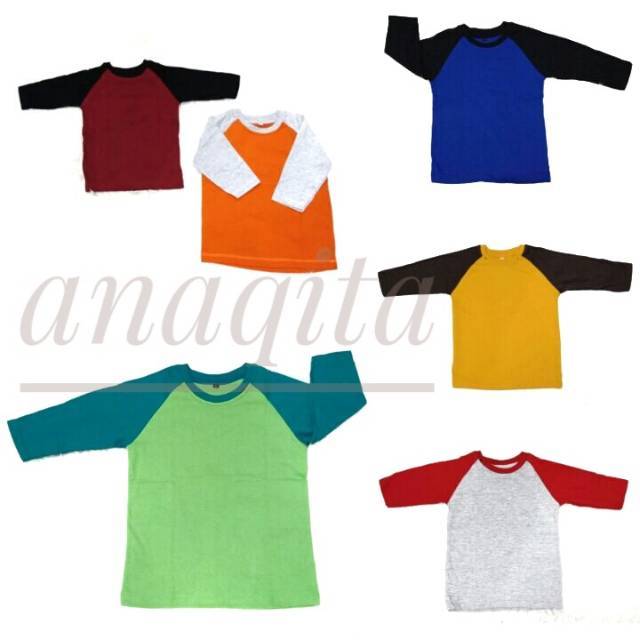  Kaos  reglan anak  Kaos  reglan Polos  Shopee Indonesia