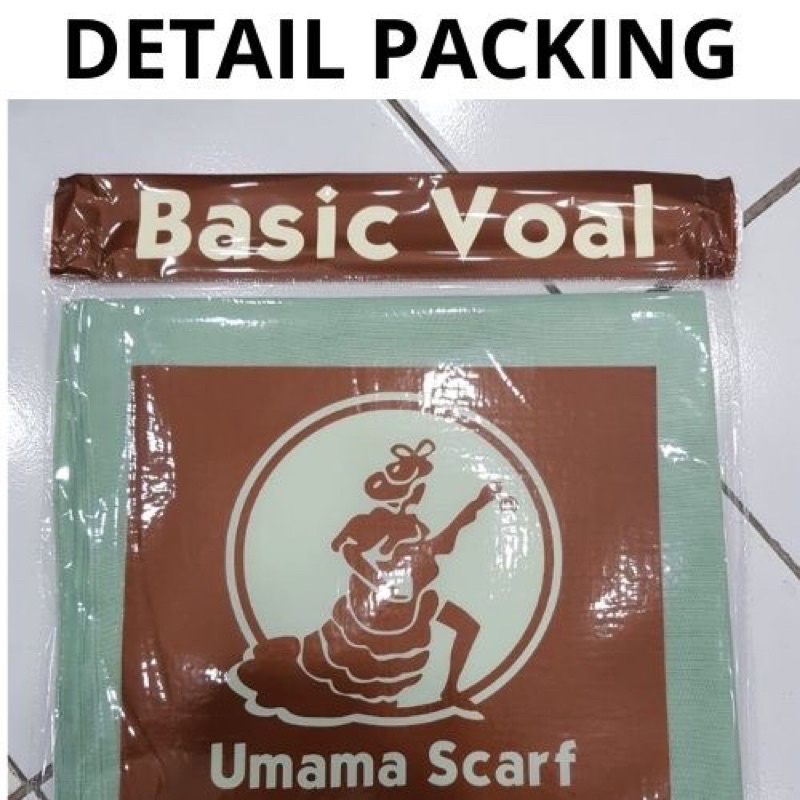 Promo!! Segi Empat Umama Basic Voal| Segi Empat Polos