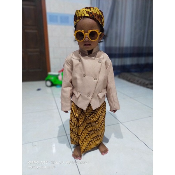 stelan beskap / baju adat / baju Jawa / baju dalang