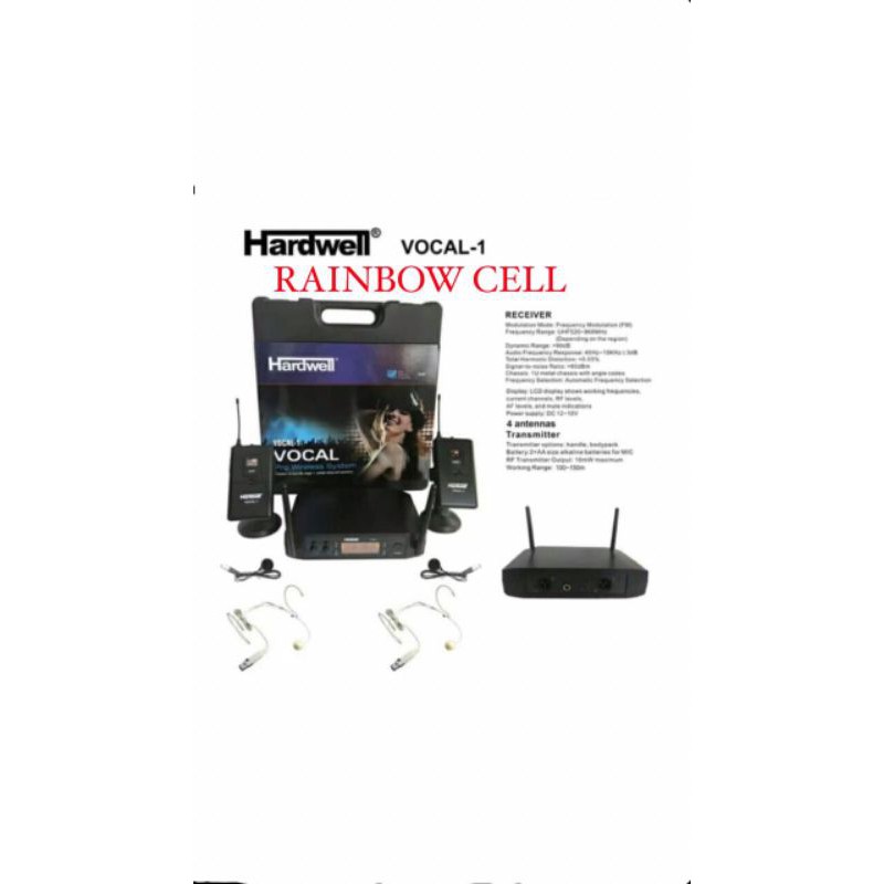 microphone wireless HARDWELL VOKAL 1 HEADSET-CLIP ON ORIGINAL