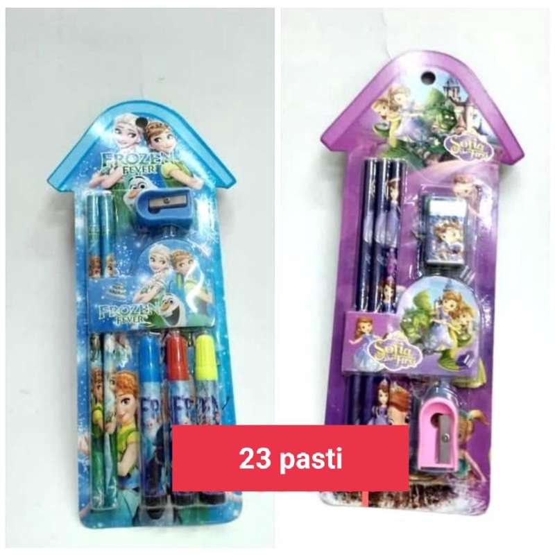 

paket alat tulis karakter /souvenir ultah