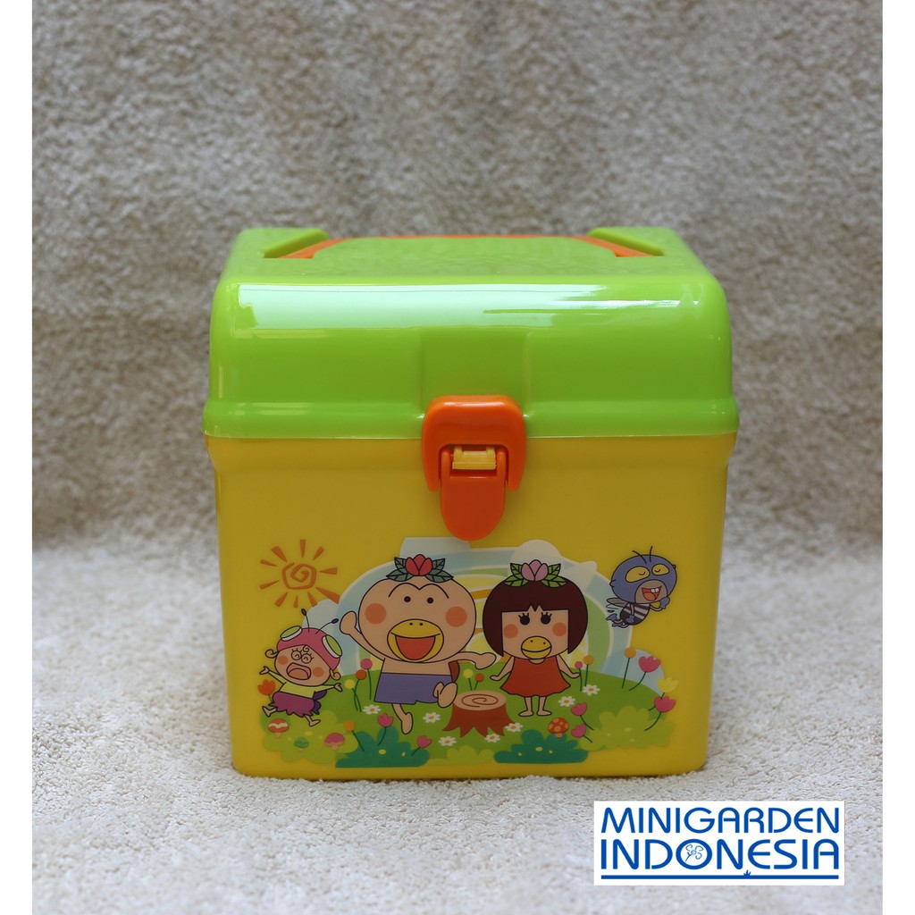 Storage Box 15x13x16 cm Tempat Mainan / tool / Kosmetik  MGI KADO simpan benih bibit tanaman