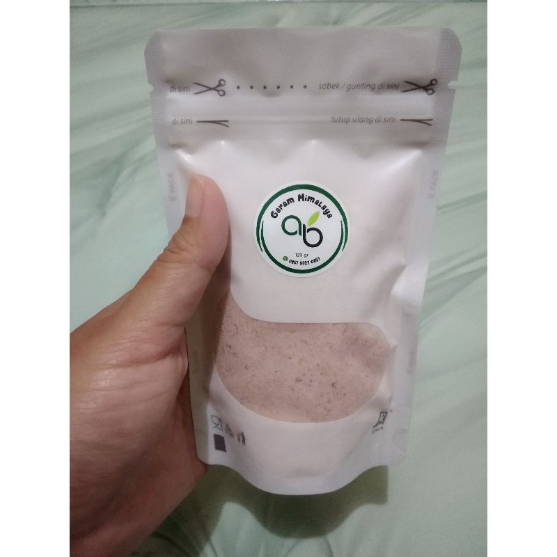 

Garam Himalaya Pink Salt 120 gr alami murah sehat MPASI diet diabetes hipertensi