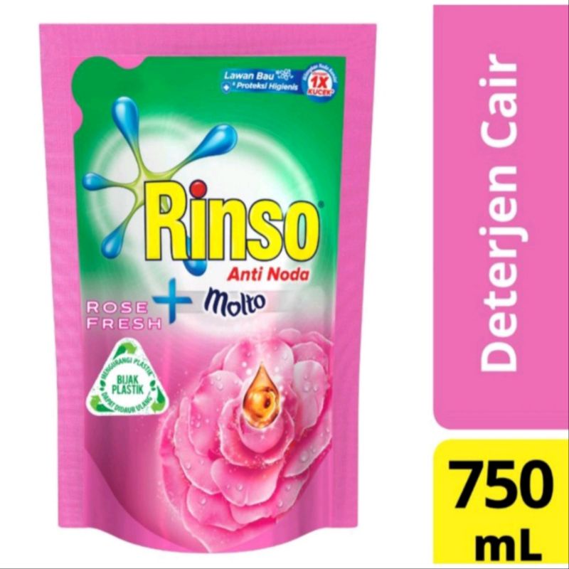 RINSO CAIR ROSE FRESH 750 ML