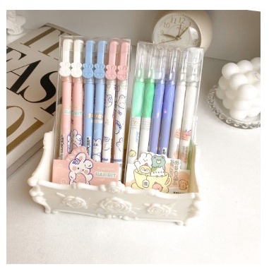 

GROSIR 4 / 8 / 12 pcs / 1 Lusin Erasable Pen / Pulpen Bisa Dihapus Odemei Aodemei Odemi GP-34152 Gel + Penghapus Warna Pastel Motif