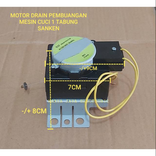 Drain motor mesin cuci sanken 1 Tabung | Top Loading