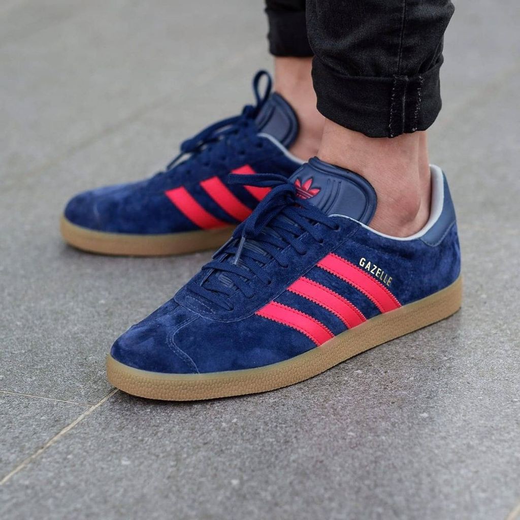 Adidas Gazelle Navy Red Original