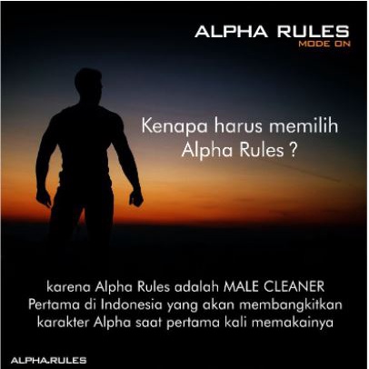 Alpha Rules Raze Off Sabun Cream Shaving Cream Wajah Cukur Jenggot Brewok Kumis