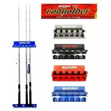 Bisa COD Rak Dinding Joran Maguro Rod Holder Maguro Maguro Vertical Rod Holder