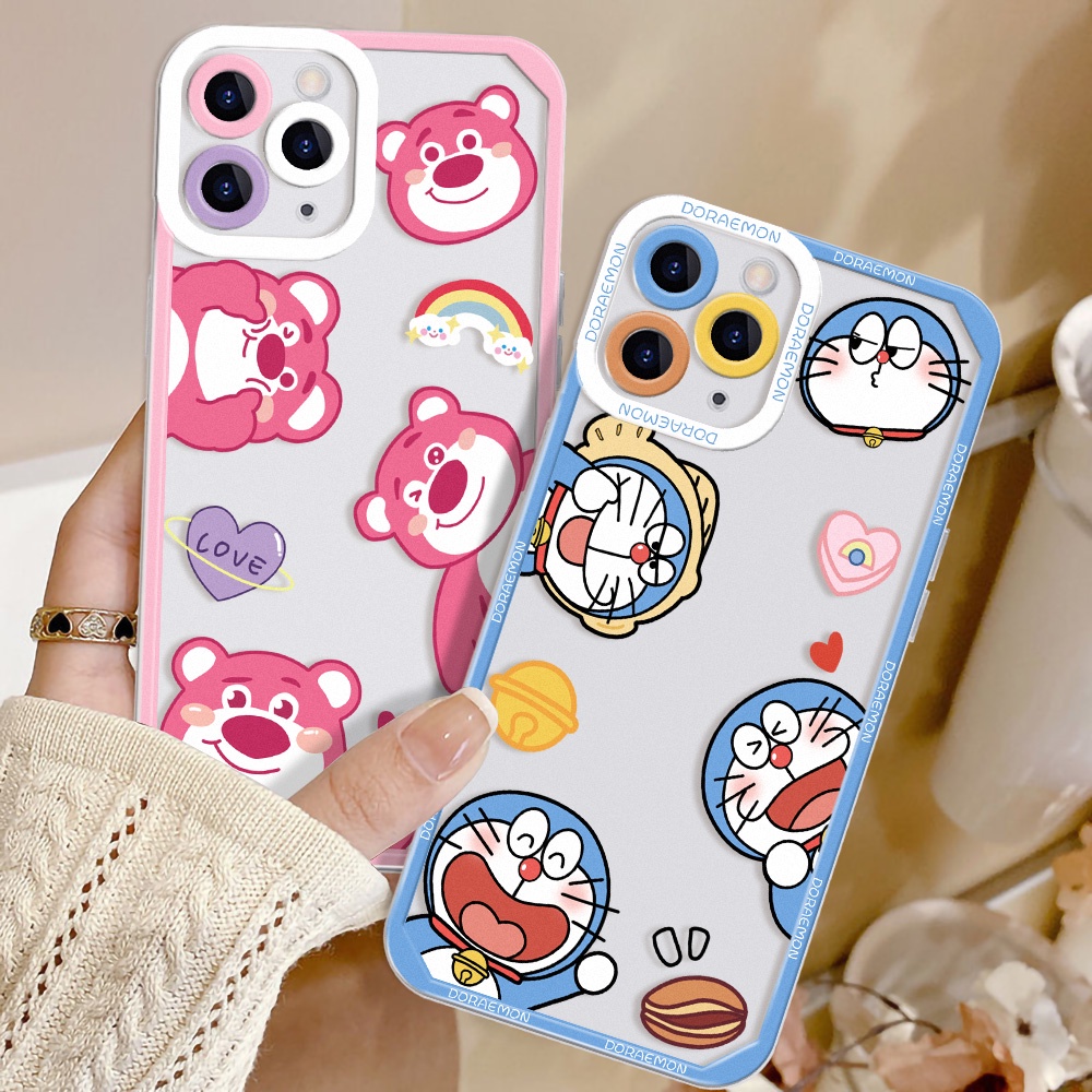 Soft Case TPU Motif Kartun Angel Eyes Untuk iPhone 11 12 13 Pro Max XR X XS Max 7 8 Plus 12 13 Mini SE 2020 SE 2022