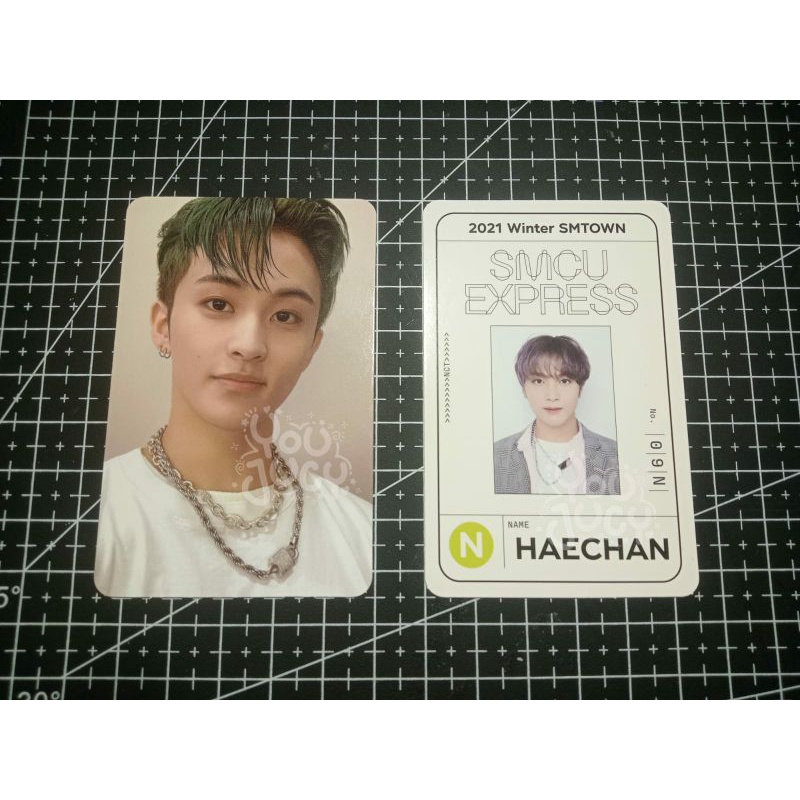 MARK LUGGAGE DREAMING B VER HAECHAN SMCU PASSCARD NIGHT VER OFFICIAL READY NCT 127 DREAM