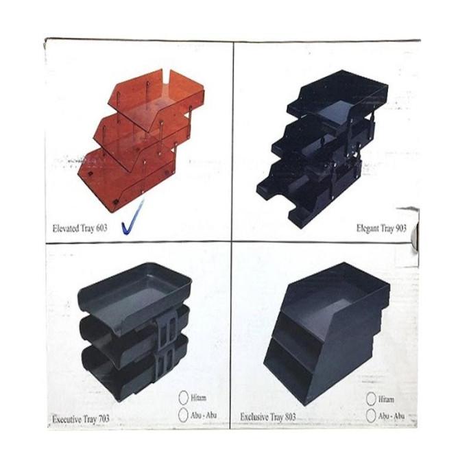 

Office & Stationery | Document Organizer | Tray 3 Susun Microdot Elevated 603 | Best Seller