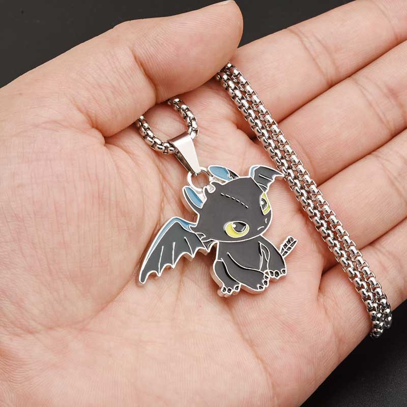 Mainan Boneka Action Figure Anime How To Train Your Dragon Nacklace Night Fury Toothless Untuk Hadiah Anak / Dewasa