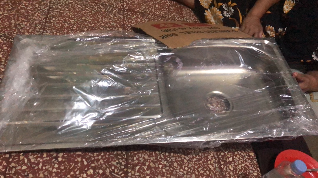 Bak/wastafel Cuci Piring Stainless 96cm