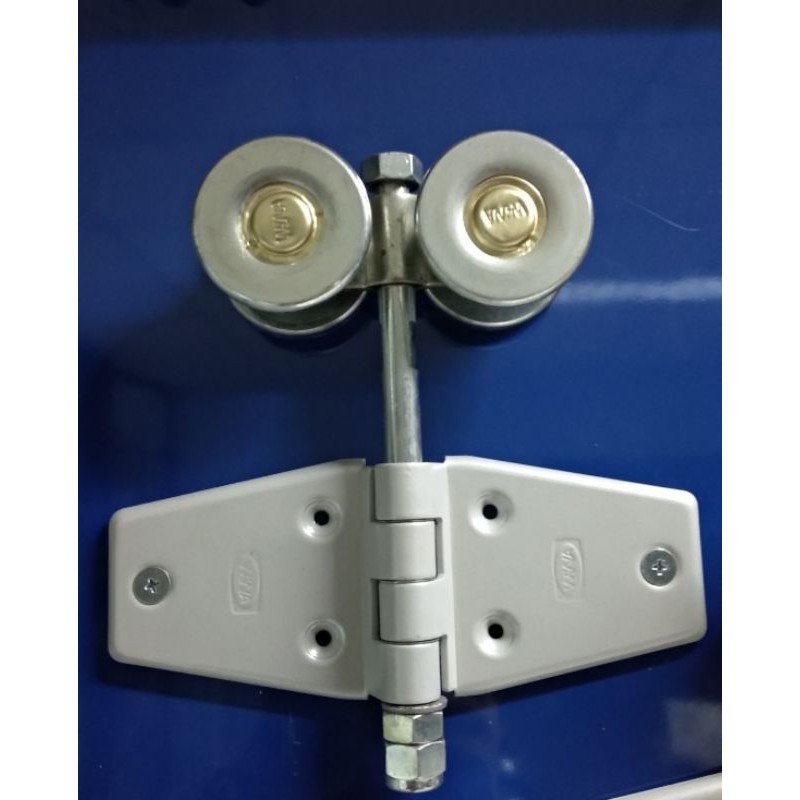 engsel roda atas tengah wina w300 RD 4, roda double pintu garasi kecil,sliding belok, lipat