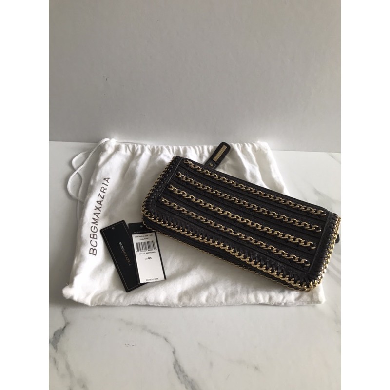 BCBG Max Azria Gold Chain Clutch Bag