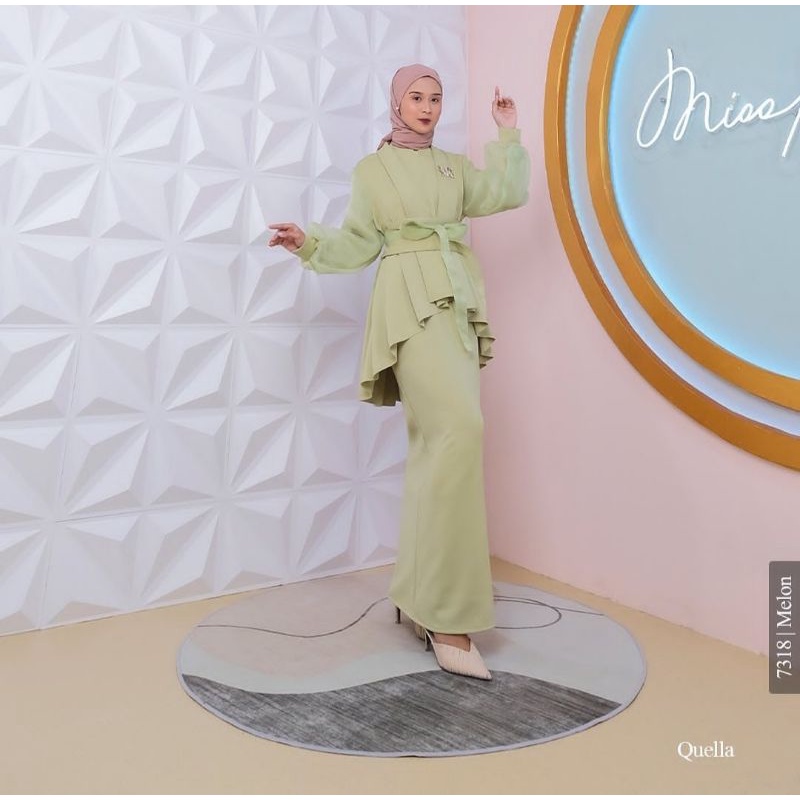 QUELLA set dress By Misskamihijab~Houseofvie