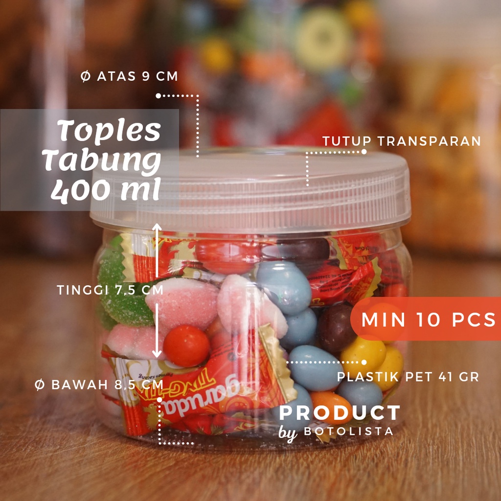 Toples Tabung Polos. Toples 300ml 400ml 600ml 800ml 1000ml 1300ml