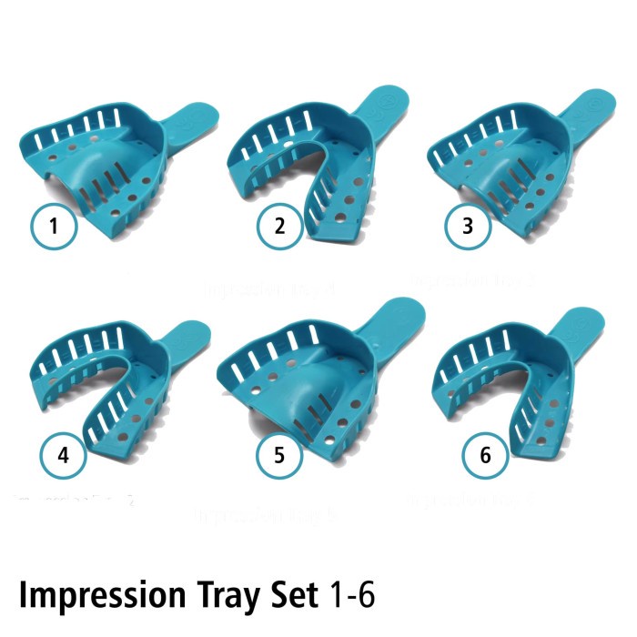 Dental Impression Tray Set 1-6 OJ2