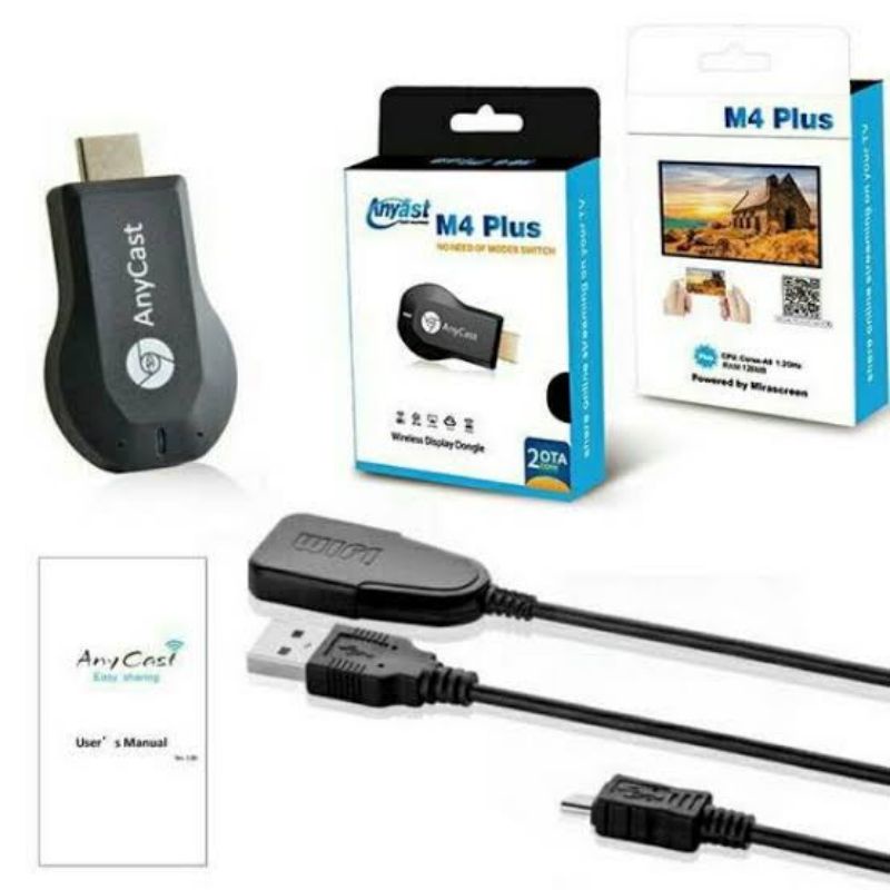 ANYCAST DONGLE HDMI WIRELESS M4 PLUS ORIGINAL / HDMI DONGLE