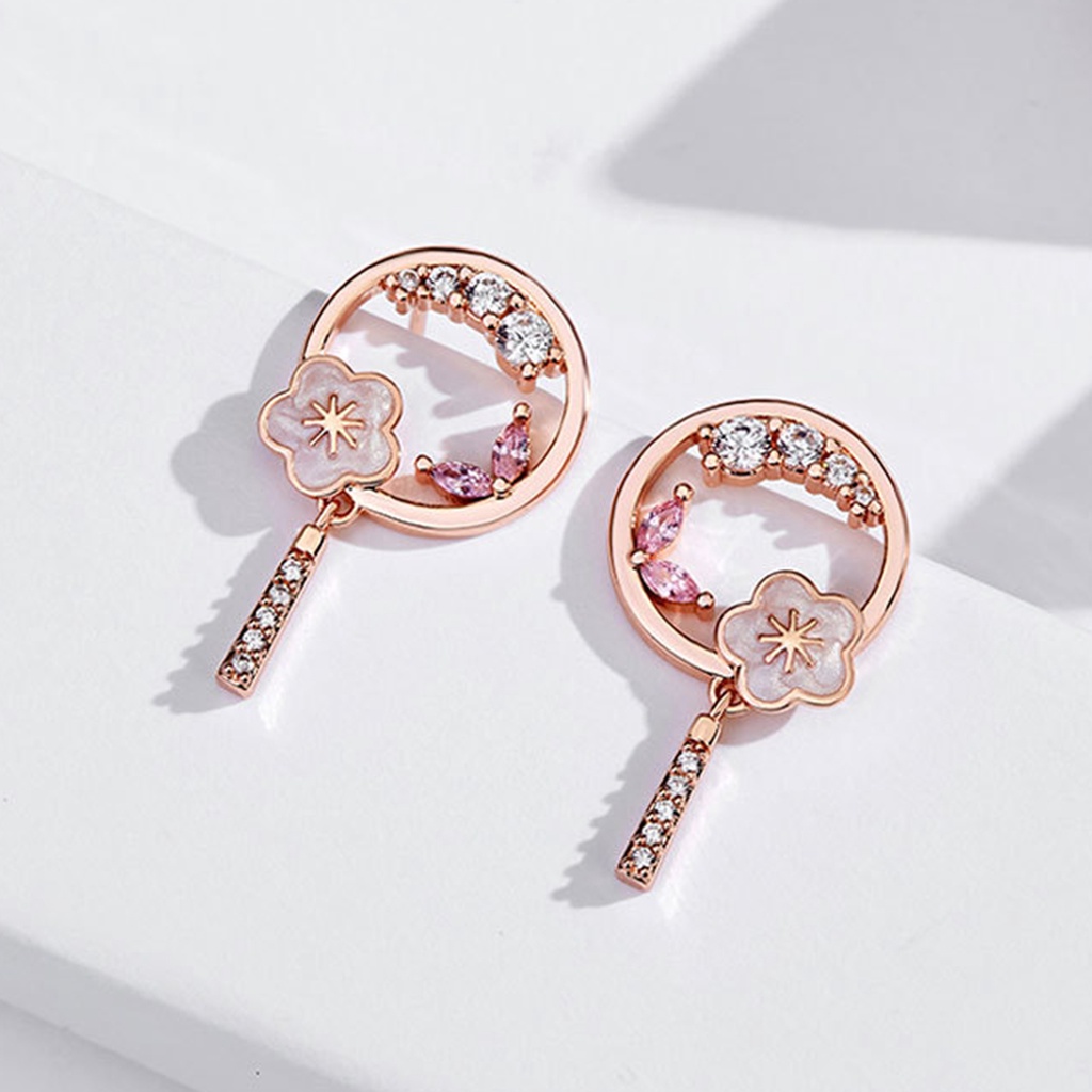 Hu Hu Hu Hu Hu Alat Bantu Pasang Kacamata♡ 1 Pasang Anting Stud Rumbai Panjang Bentuk Kipas Gaya China Elegan Untuk Pernikahan