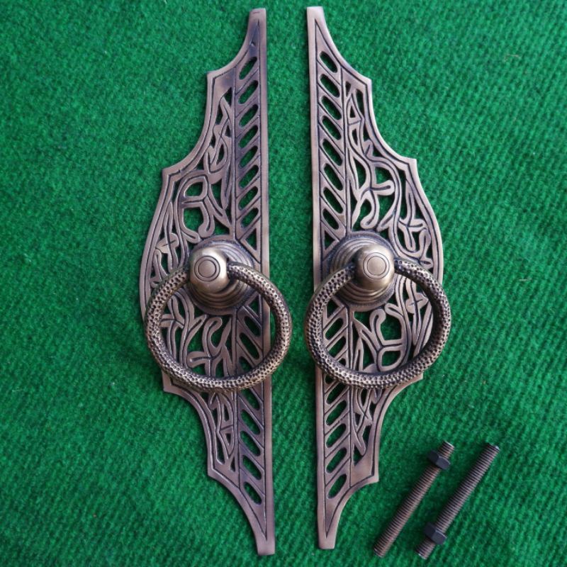 Handle Pintu Gebyok Kuningan Antik Handle Pintu Rumah Gebyok Kuno