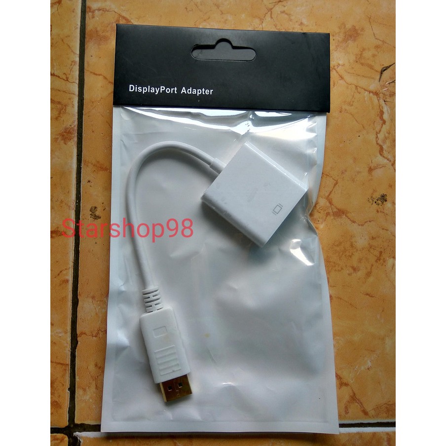 Kabel DP Displayport Display Port to Vga-converter