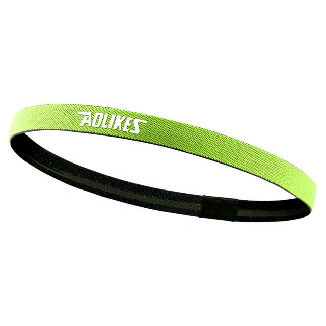 Aolikes 2101 Sweatband Silicon Headband Hairband Sport Running Yoga Zumba