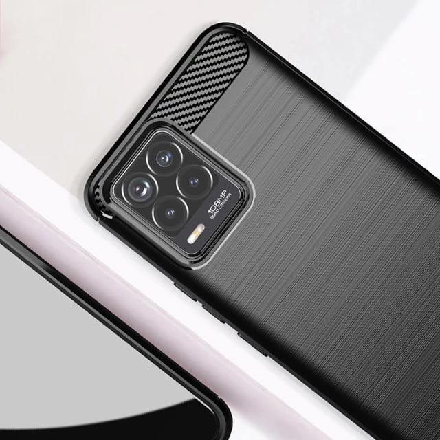 REALME 8 PRO 7 PRO 7i C17 NARZO 20 PRO SOFT CASE BRUSHED CARBON