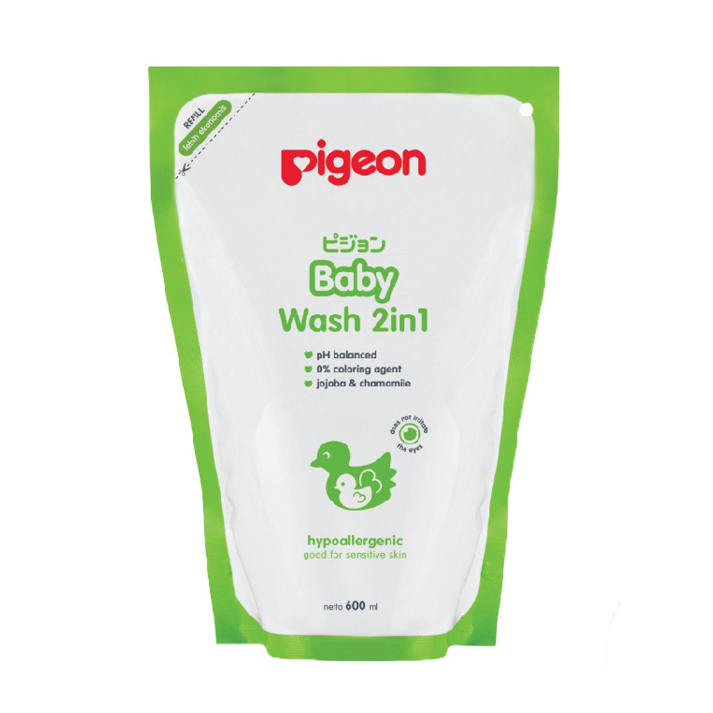 Pigeon Baby Wash 2 in 1 Refill 600ml