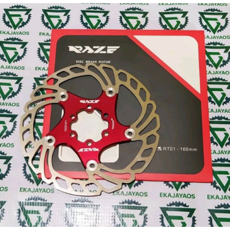 rotor raze 160mm - rotor 160mm raze - rotor 160 raze - piringan cakram - disc brake