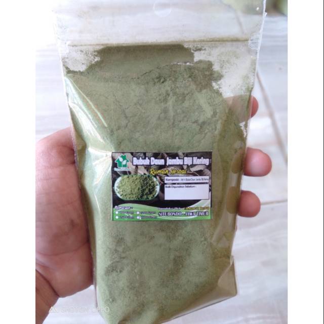 

Bubuk/Serbuk daun jambu biji kemasan 250 gram
