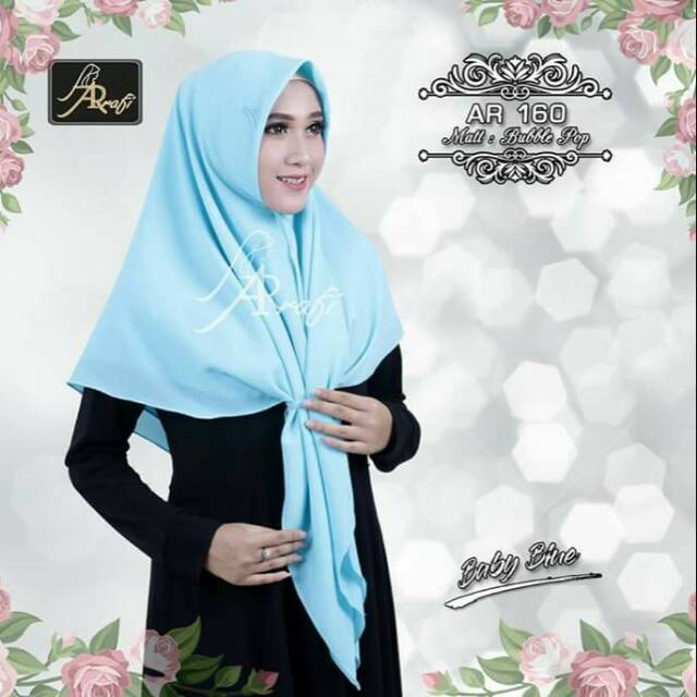 Hijab Arrafi AR 160 / segitiga instan