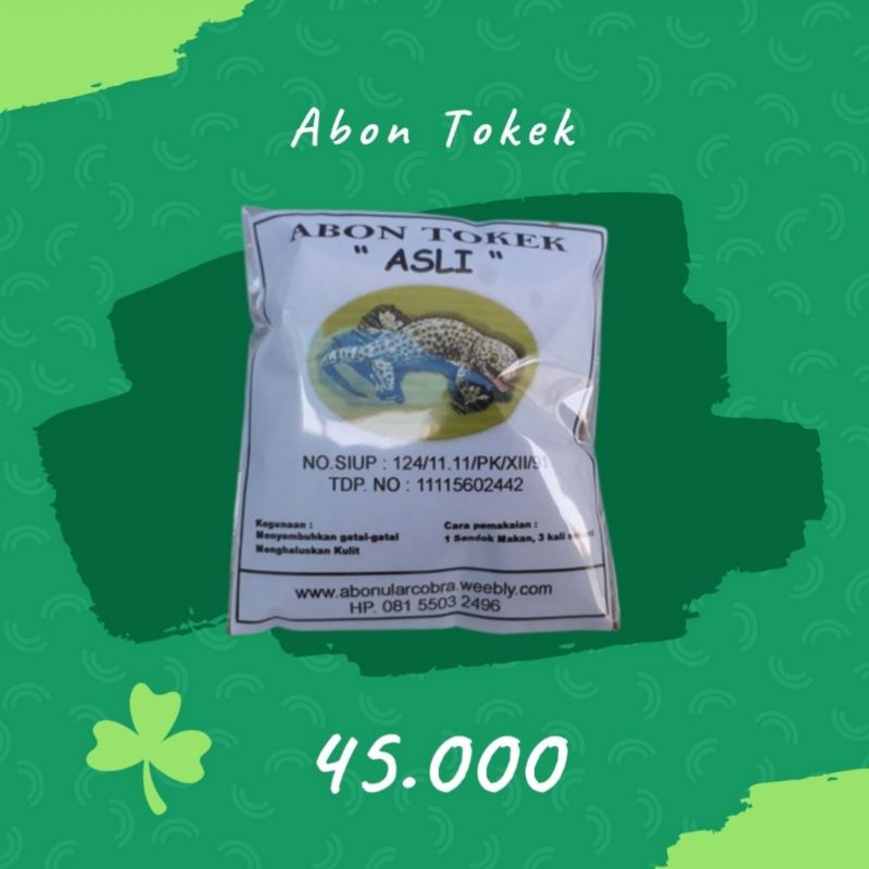 

Abon Tokek 100gram herbal gatal kulit ampuh