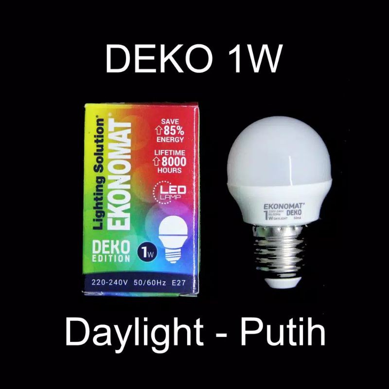 Lampu LED 1watt 1w warna Lampu LED Ekonomat Deko Lampu Tidur 1W 1watt 1wat Bohlam Bulb LED Dekorasi