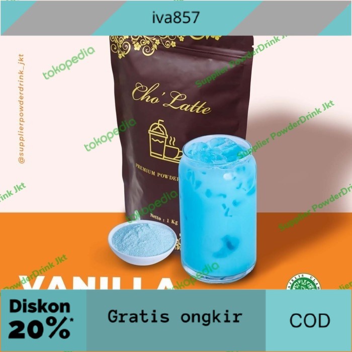 

PROMO VANILLA BLUE Cholatte Premium Powder Drink Bubuk Minuman Enak Nikmat GRATIS ONGKIR