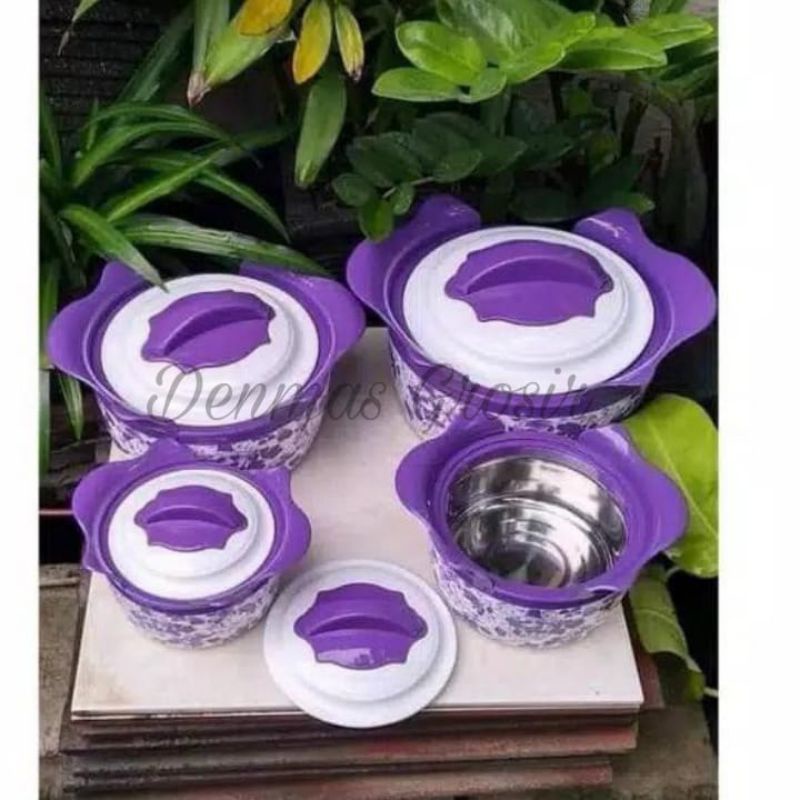 (COD) Magnolia set 4Pcs / Prasmanan Stainless